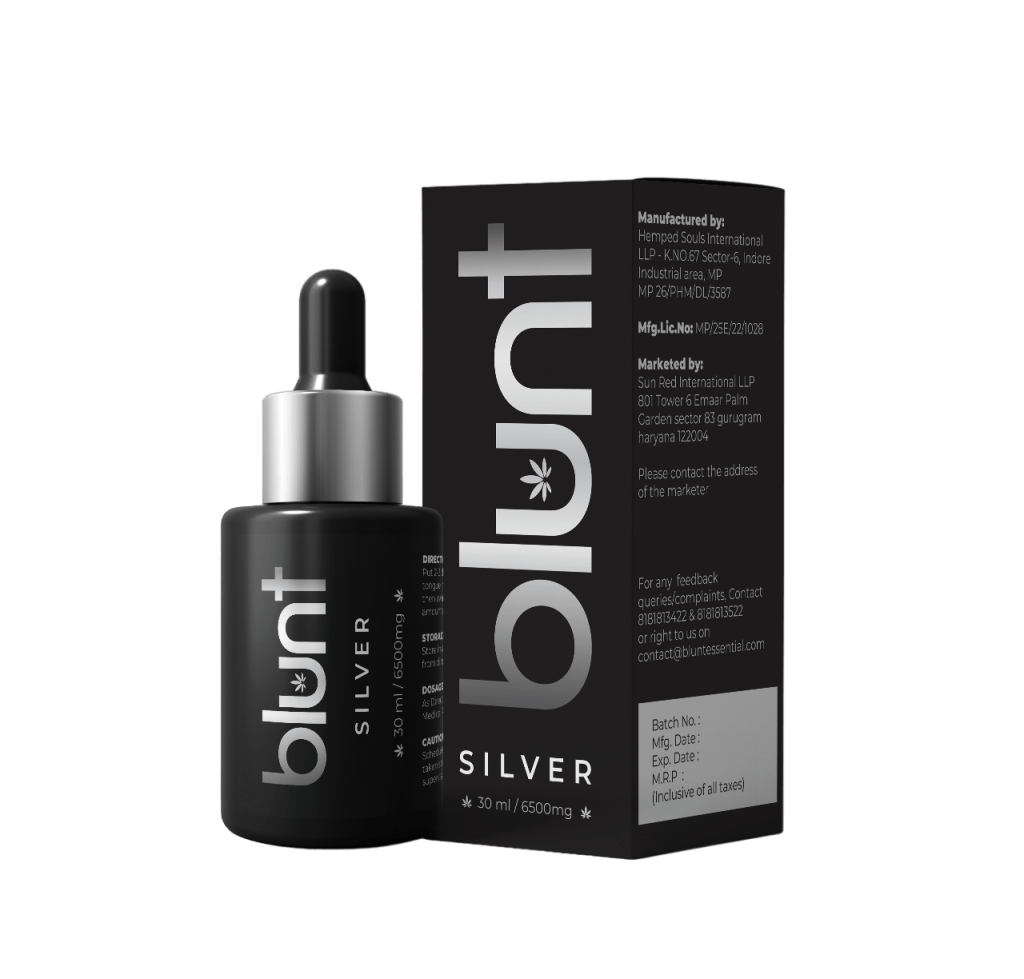 Blunt Silver ++ Full Spectrum Vijaya Oil, 6500 mg, 1:3 (CBD: THC) - Urhemped