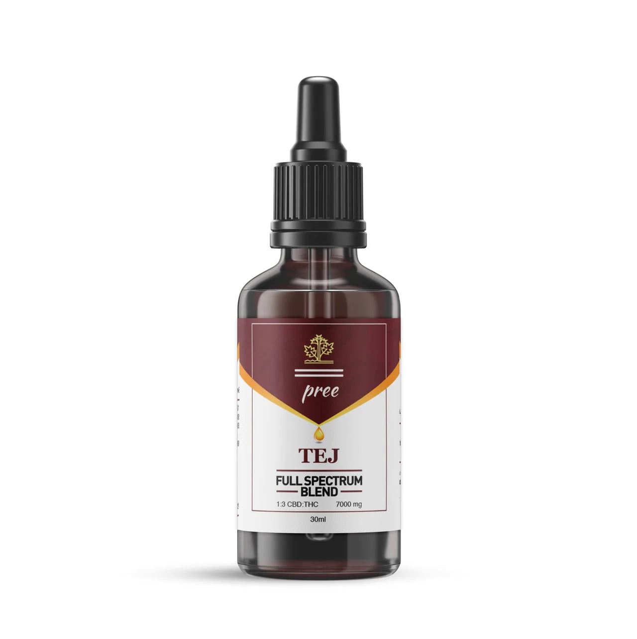 pree tej 1:3 cbd thc 7000 mg full spectrum blend