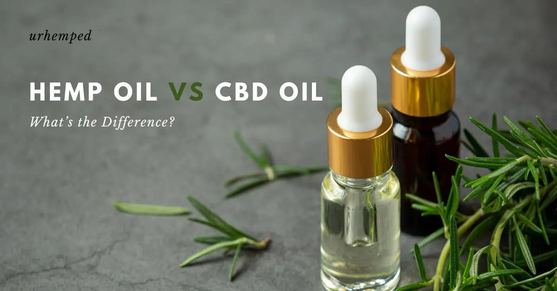 Hemp Oil Vs CBD Oil: What’s The Difference? - Urhemped