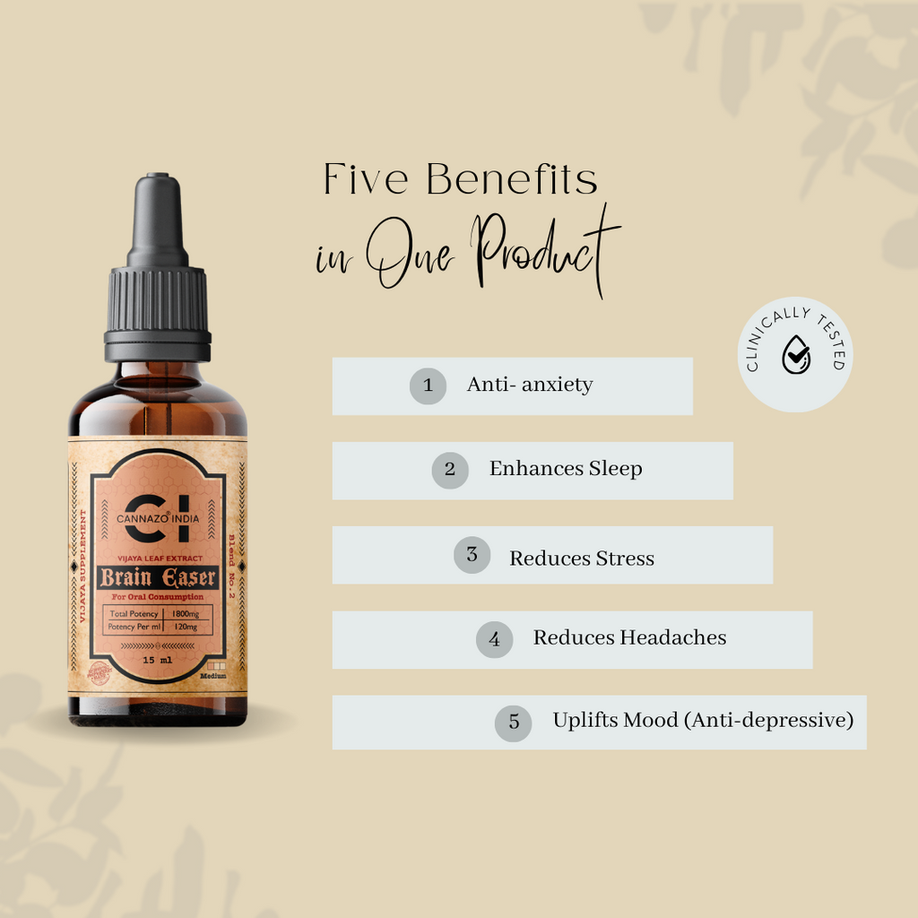 Cannazo brain easer CBD for sleep benefits