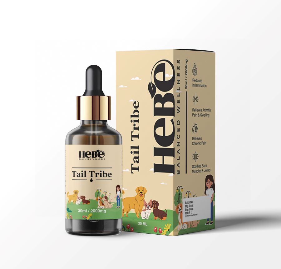 Hebe Tail Tribe 2000 mg CBD Oil for Pets