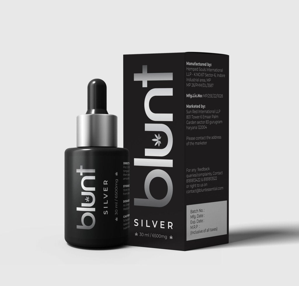 Blunt Silver ++ Full Spectrum Vijaya Oil, 6500 mg, 1:3 (CBD: THC) - Urhemped