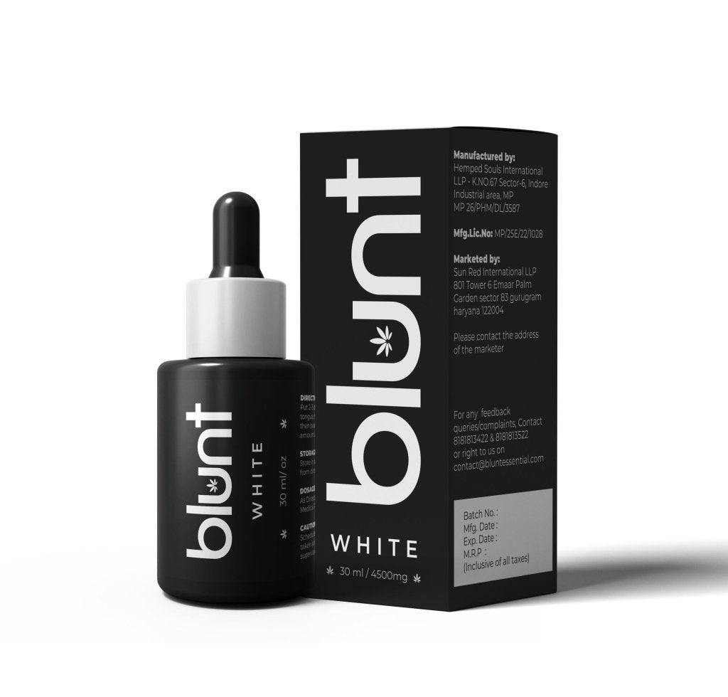 Blunt White+ Full - Spectrum Vijaya Oil, 4500 mg, 1:1 (CBD: THC) - Urhemped