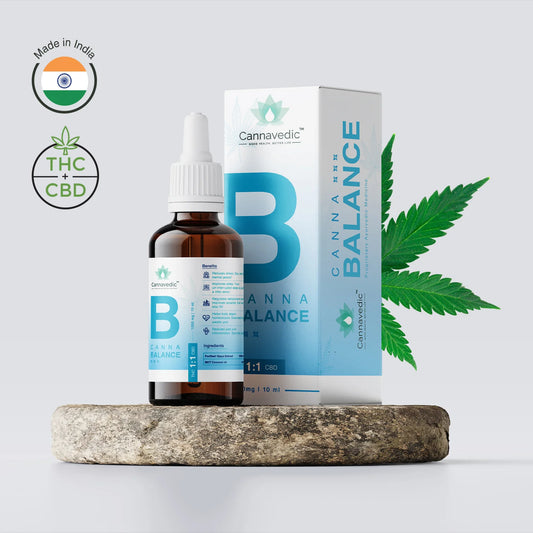 Cannavedic - CannaBalance THC+CBD Oil (1:1|THC:CBD)1000mg | 10ml