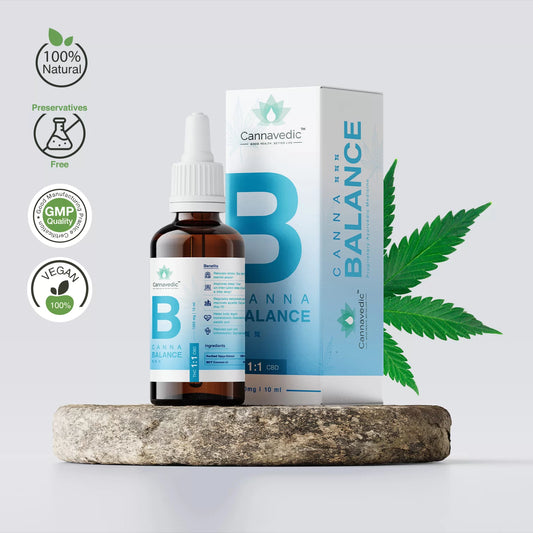 Cannavedic - CannaBalance THC+CBD Oil (1:1|THC:CBD)1000mg | 10ml