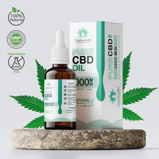 Cannavedic - Pure CBD Oil Natural 1000mg | 10ml - Urhemped