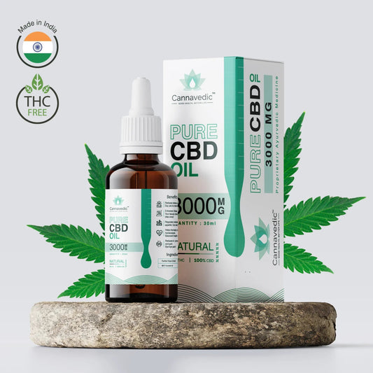 Cannavedic - Pure CBD Oil Natural 3000mg | 30ml - Urhemped