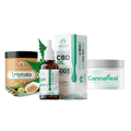 Cannavedic - Skin healing combo : Pure CBD Oil Natural 500mg + Cannaheal + Triphala capsules - Urhemped