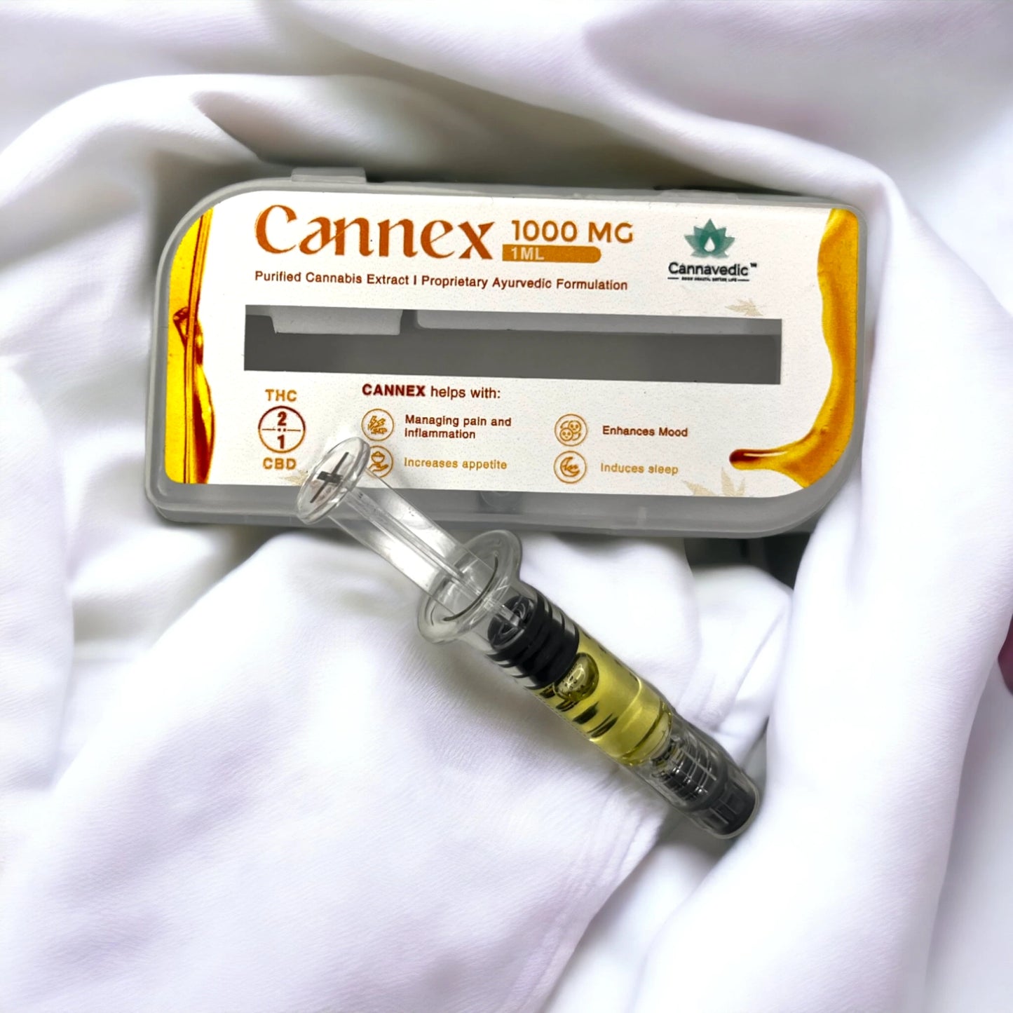Cannavedic - CannEx THC+CBD Extract 1000mg | 1ml