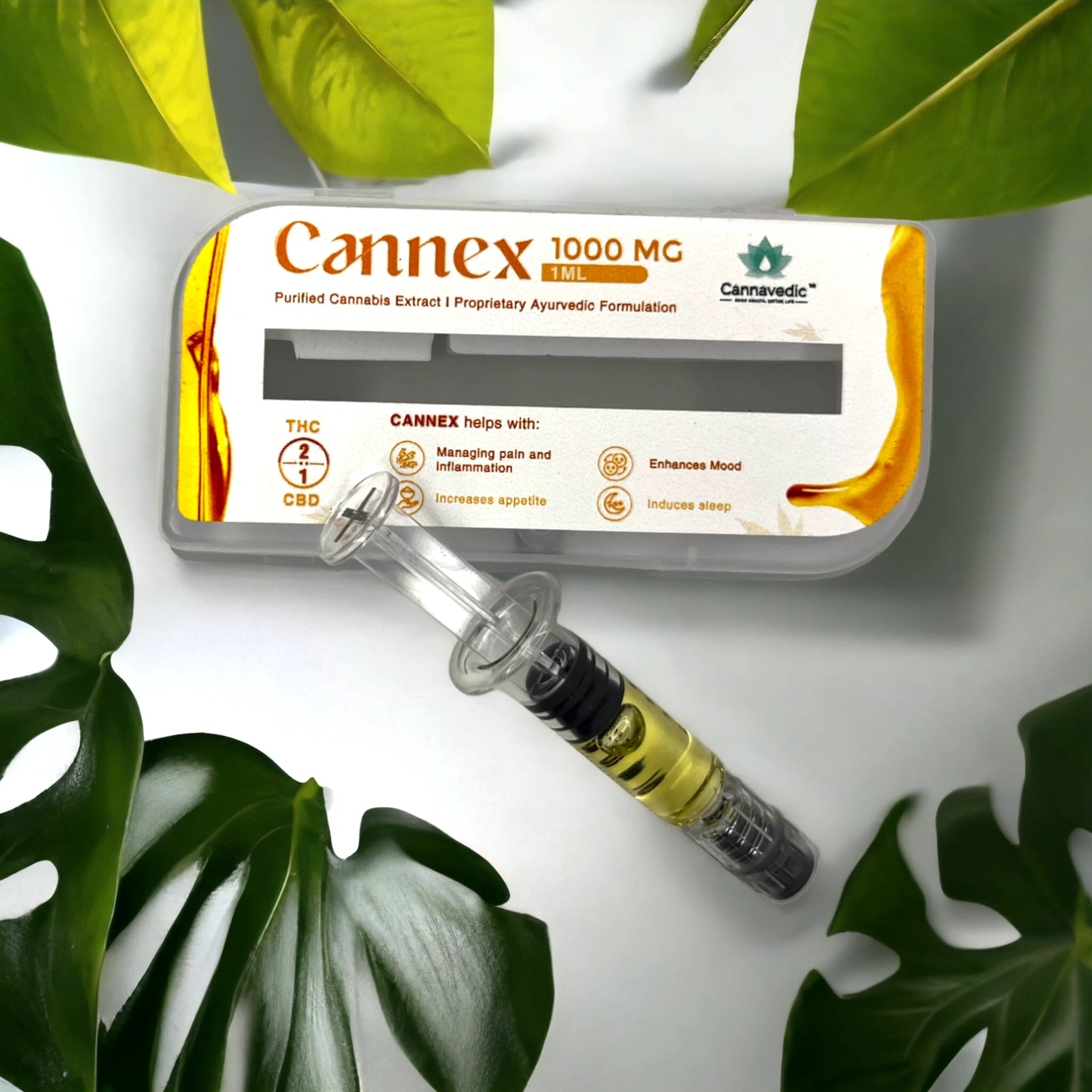 Cannavedic - CannEx THC+CBD Extract 1000mg | 1ml