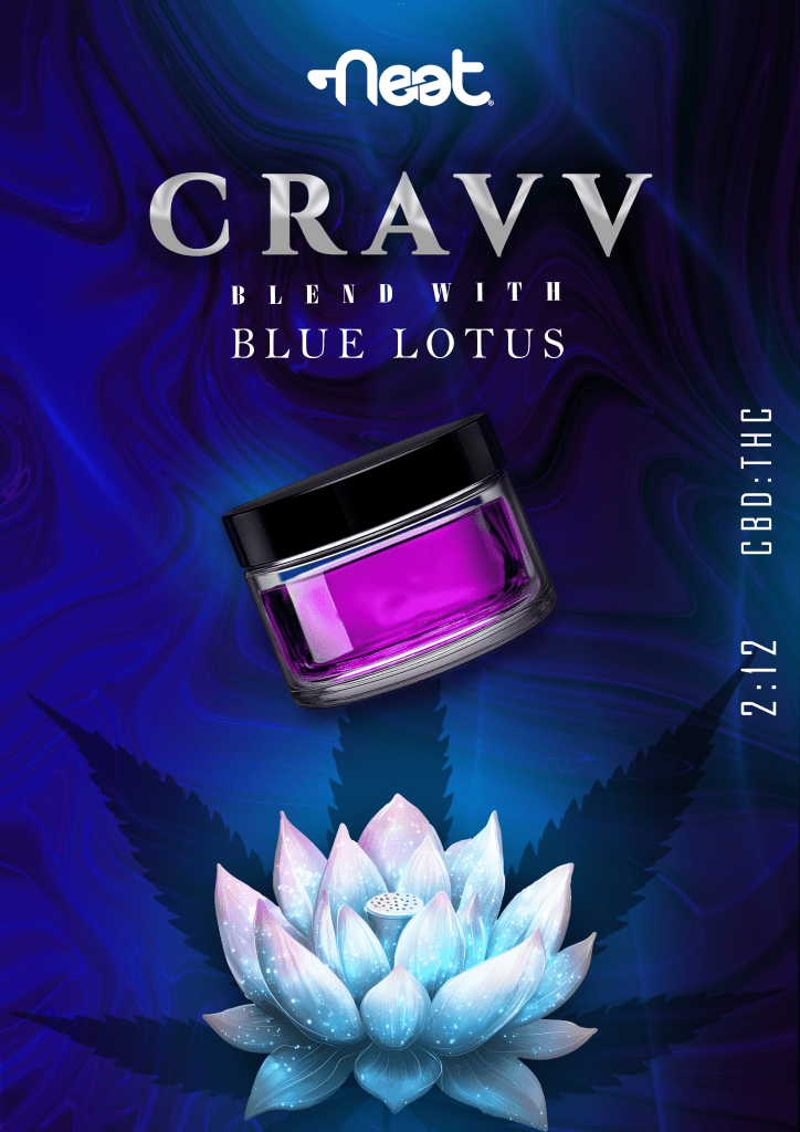 CRAVV - 2:12 CBD:THC - HEMP AND BLUE LOTUS FLOWER Fusion Extract - Urhemped
