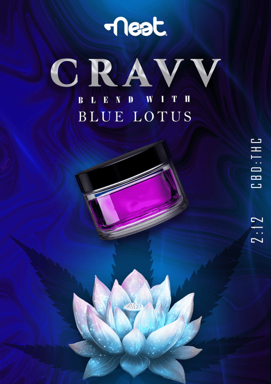 CRAVV - 2:12 CBD:THC - HEMP AND BLUE LOTUS FLOWER Fusion Extract - Urhemped