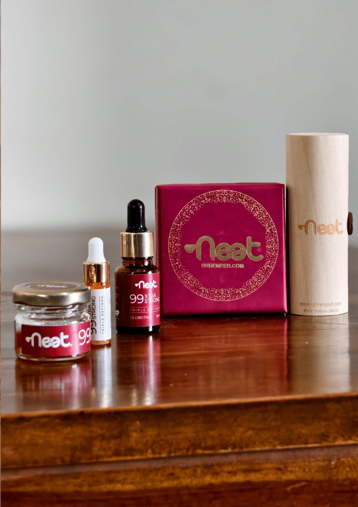 NEET 1:5 CBD:THC 6000mg ALL4: MINIATURE 5ml - BOTTLE 15ml - JAR 10ml - SYRINGE 10ml - Urhemped